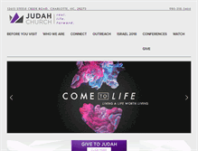 Tablet Screenshot of judahchurch.org